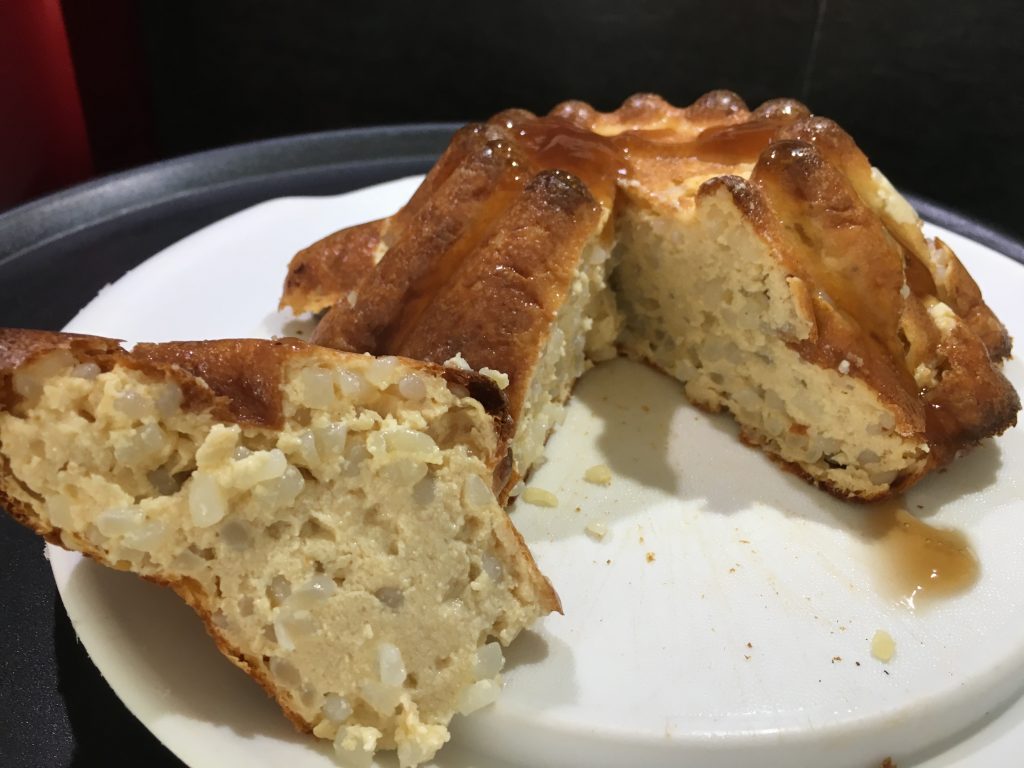 Gâteau de riz au caramel