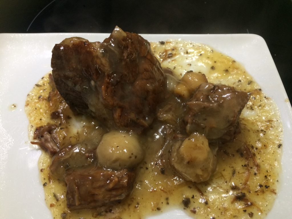 Boeuf bourguignon au vinaigre balsamique