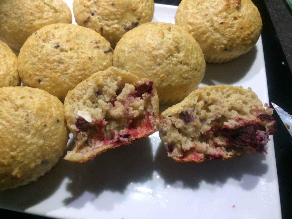 Muffins aux fruits rouges ou hibiscus croisière