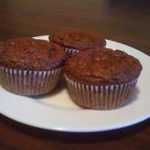 Muffins au son d’avoine au chocolat