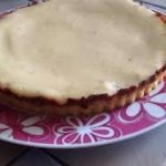 TARTE A LA COMPOTE DE RHUBARBE ET CRÈME VANILLE PL