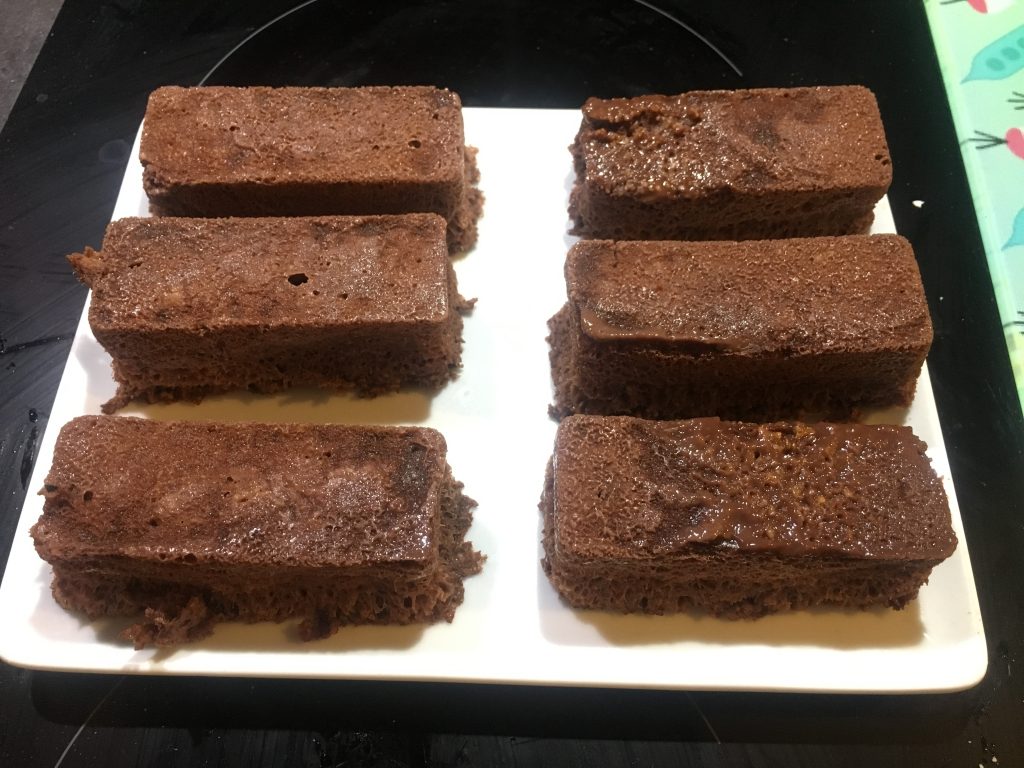 Gâteau au chocolat micro onde et glace vanille