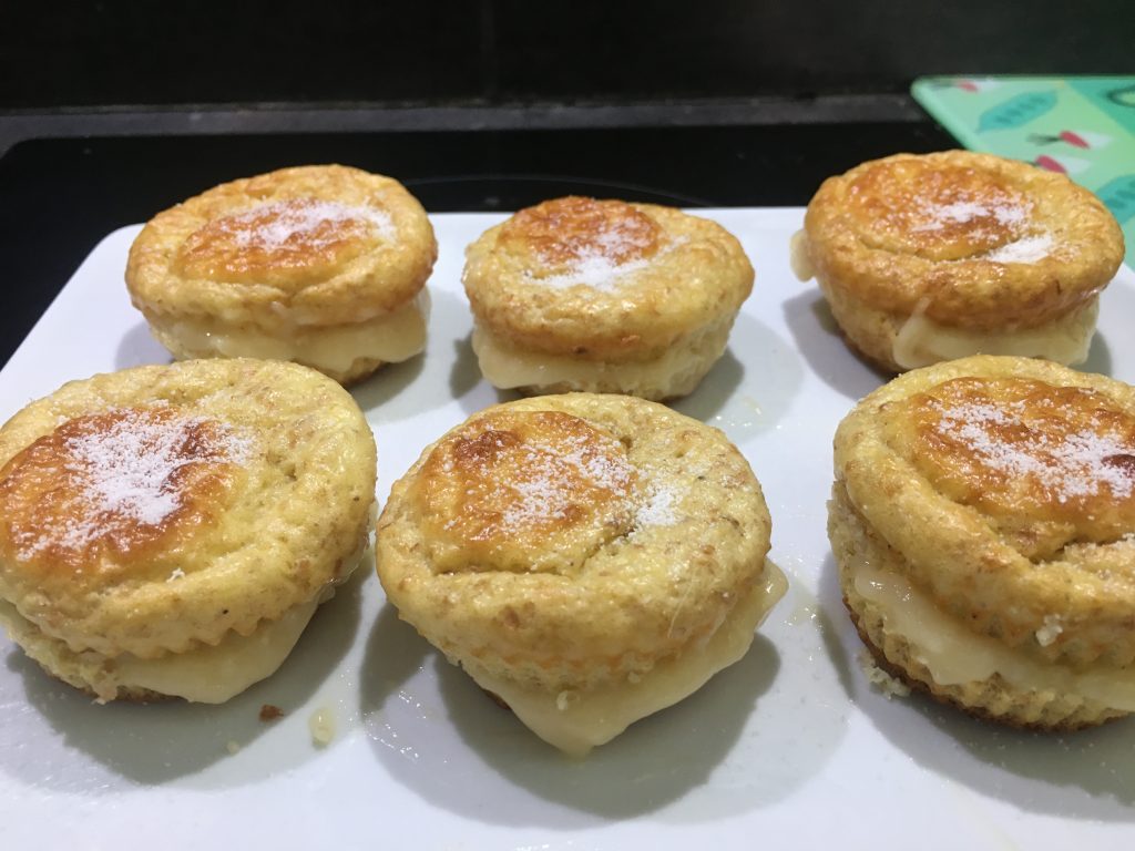 Muffins nappés crème au fromage