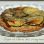 Tarte tatin chèvre-courgette