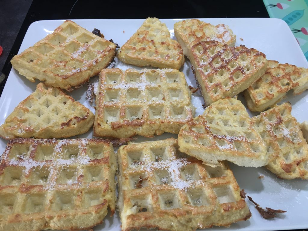 Gaufrettes au tofu soyeux