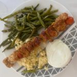 Brochettes dinde, haricots & Riz de Konjac