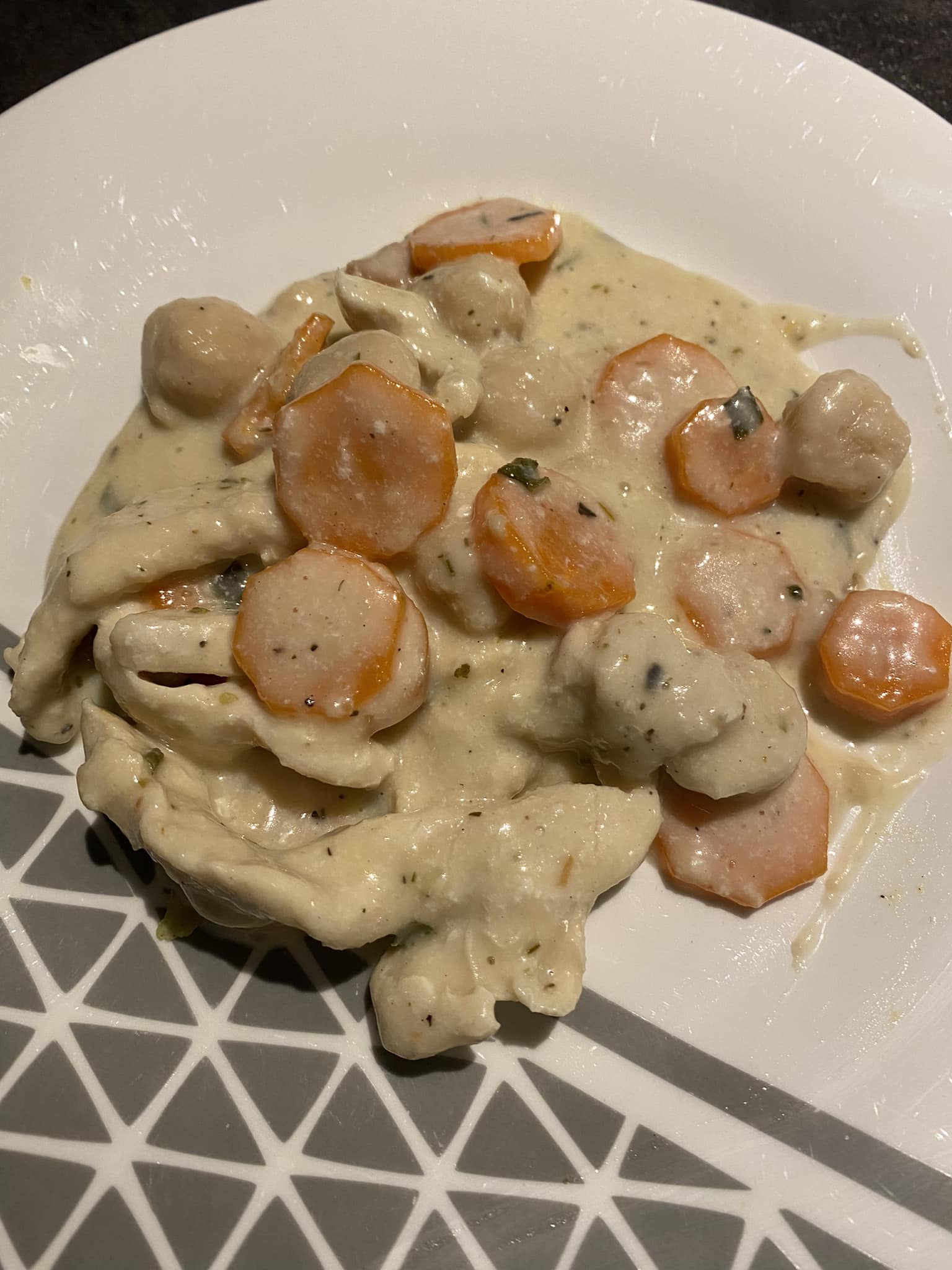 🥘 Blanquette de poulet légère aux champignons et carottes