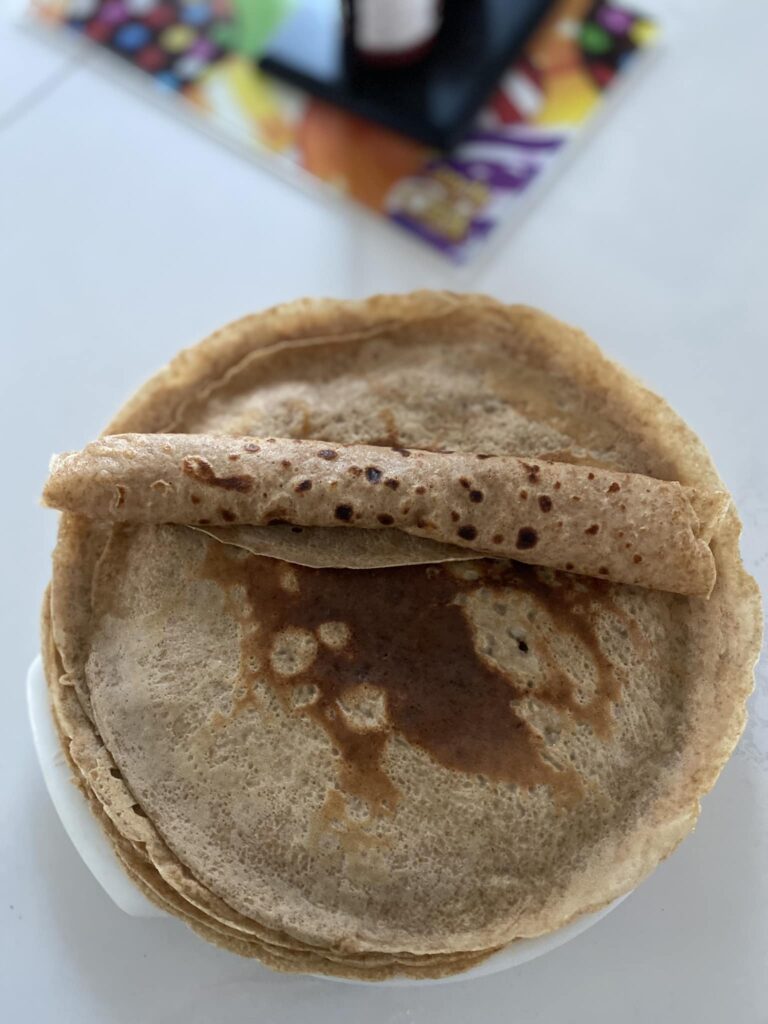 Crêpes à la farine de petit épeautre