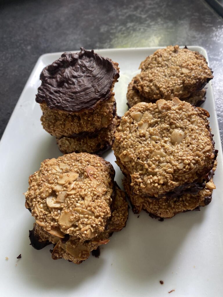 Biscuits au son d’avoine et chocolat