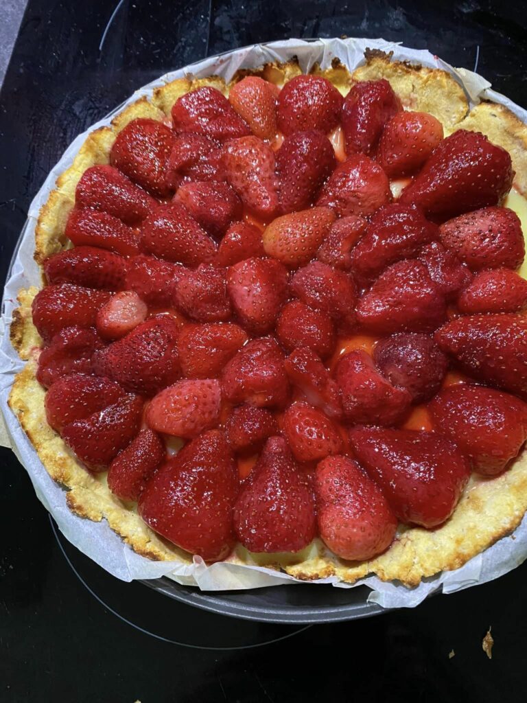 🍓 Tarte aux Fraises Dukan okara