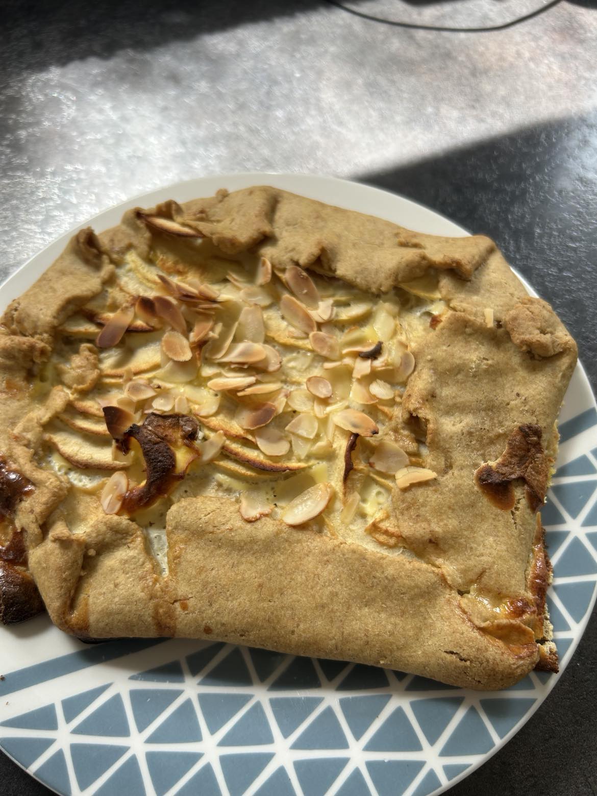 🥧 Tarte Rustique aux Pommes & Farine de Petit Épeautre